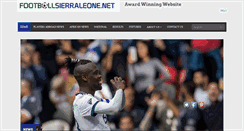 Desktop Screenshot of footballsierraleone.net